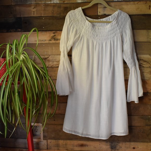 Union of Angels Tops - EUC Union of Angels Off the Shoulder Peasant Tunic